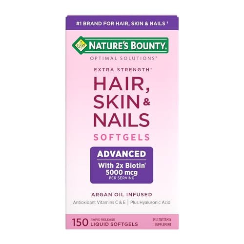 Nature's Bounty Advanced Hair, Skin & Nails Softgels Vitamins 150-Pack Deal