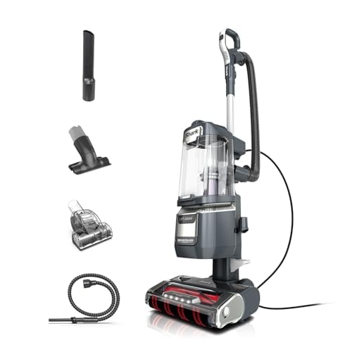 Shark Rotator Pet Pro Lift-Away Upright Vacuum w/ DuoClean PowerFins & HEPA Filter (LA555, Dark Grey)