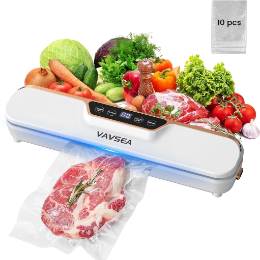 Vavsea Vacuum Sealer Machine Starter Kit w/10bags