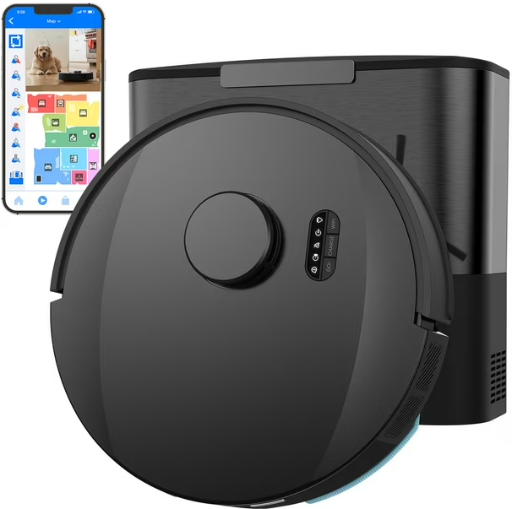 bObsweep UltraVision Self-Emptying Robot Vacuum and Mop with 180-Day Dock Deal