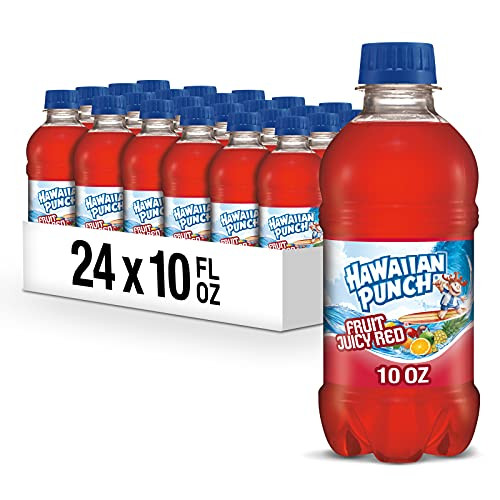 Hawaiian Punch Fruit Juicy Red Fruit Juice Drink 24-Ct 10-Oz