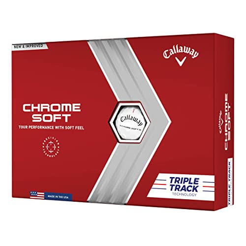 Callaway Chrome Soft Golf Balls Triple Track 12-Pack