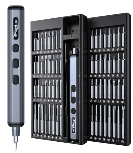 AXTH 76-in-1 Electric Cordless Magnetic Precision Screwdriver Set