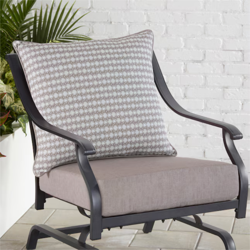 Grey Starburst Deep Seat Patio Chair Cushion Deal