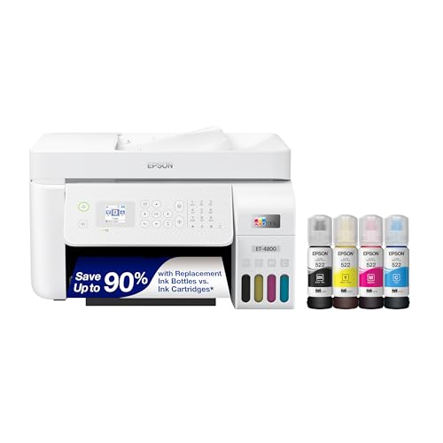 Epson EcoTank ET-4800 Wireless All-in-One Cartridge-Free Supertank Printer Deal