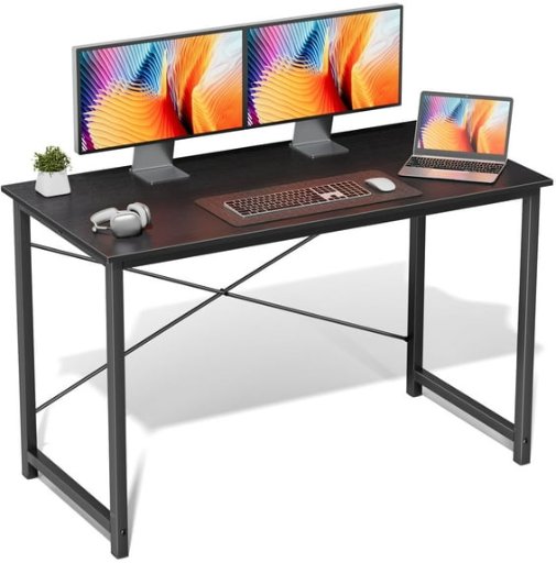 EDX 47 Inch Computer Desk with Storage Bag Hook