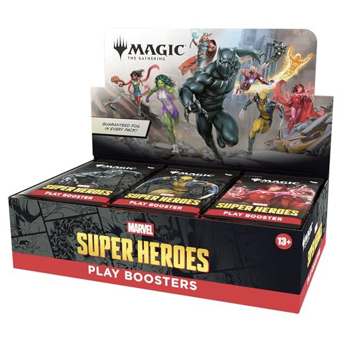 Magic: The Gathering Marvel Super Heroes Play Booster Box 30 Packs
