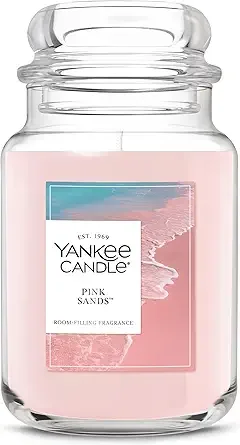 Yankee Candle Pink Sands Scented Candle, 22oz Large Jar Deal