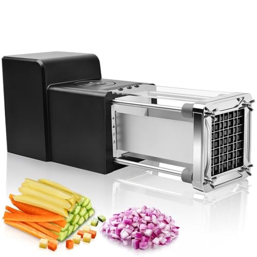 Sopito Commercial Grade Electric French Fry Cutter with 1/2-Inch Blade