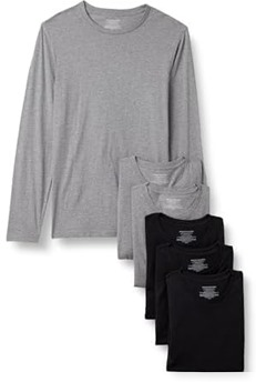 Amazon Essentials Men's Slim Fit Cotton Crew Neck Undershirts 6-Pack