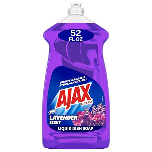 Ajax Ultra Liquid Dish Soap With Fabuloso, Lavender Scent, 52 Oz