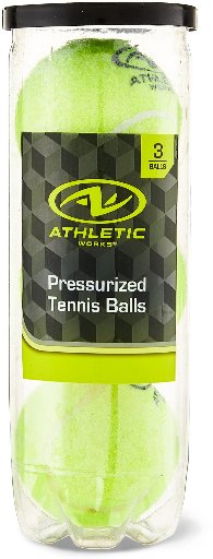 Athletic Works Pressurized Tennis Balls 3-Count