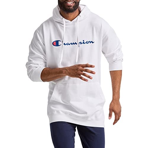 Champion Men's Fleece Hoodie, White - Size XL