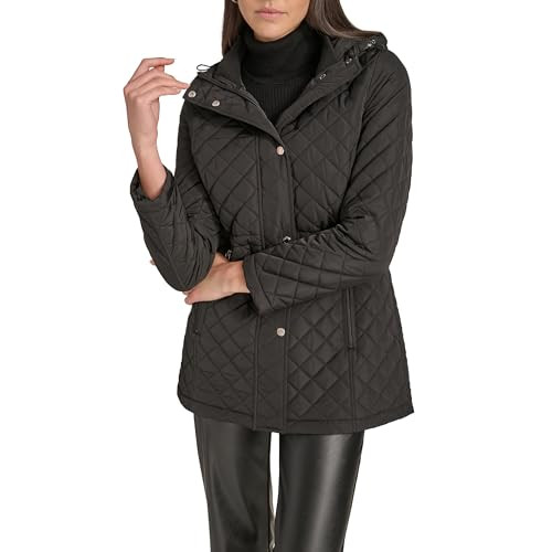 Calvin Klein Women's Hooded Quilted Jacket