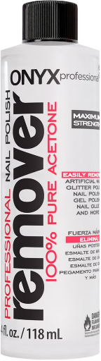ONYX Professional 100% Pure Acetone Nail Polish Remover 4 fl oz