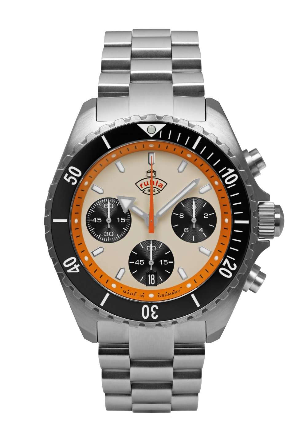 Ruhla Glasbach Cup Chronograph Watch