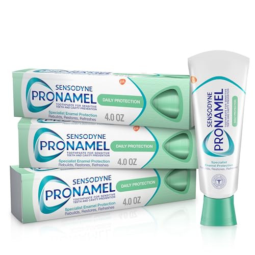 Sensodyne Pronamel Daily Protection Enamel Toothpaste 3-Pack, Mint Essence - 4 oz