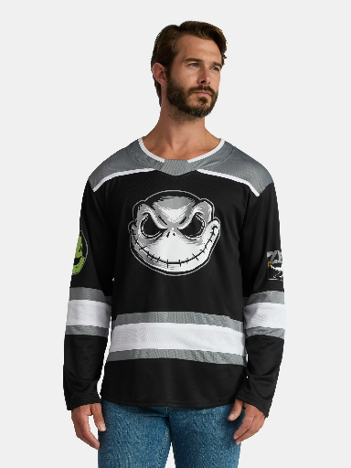 Disney's The Nightmare Before Christmas Men's Jack Skellington Hockey Jersey