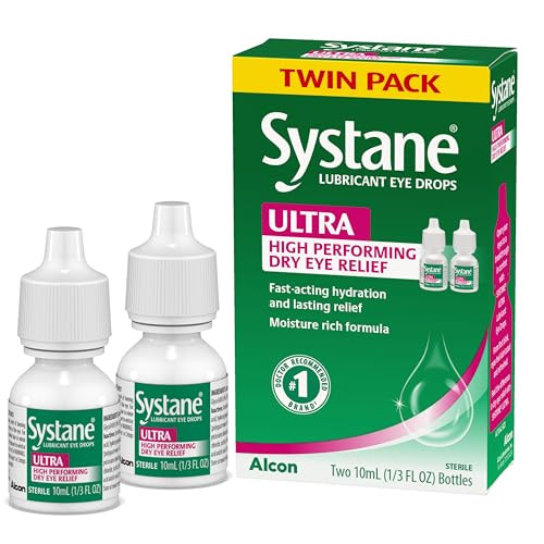 Systane Ultra Lubricant Eye Drops 2-Pack 10mL