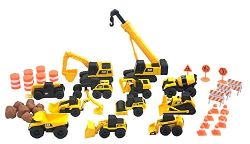 CAT Construction Toys Little Machines Mega Set 40+ Pieces