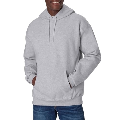 Hanes Men's Ultimate Heavyweight Fleece Hoodie Sweatshirt (Light Steel) Deal
