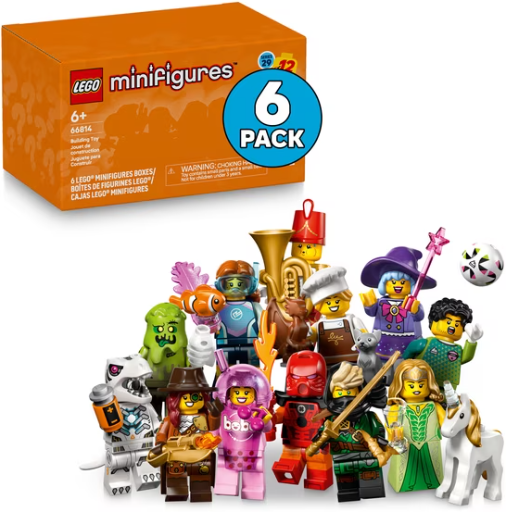 LEGO Minifigures Series 29 6 Pack Mystery Box Multipack Deal