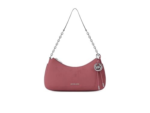 Michael Kors Nolita Medium Chain Pouchette Bag (Silver-Tone Mauve)