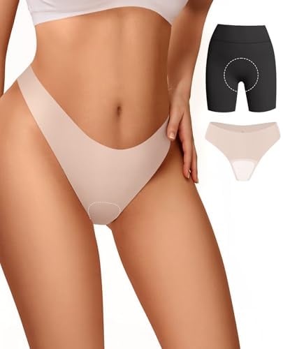 Vertvie Seamless Thongs Panties No Show Workout Underwear Deal