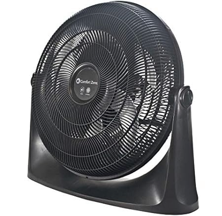 20" Comfort Zone PowrCurve High Velocity Floor Fan