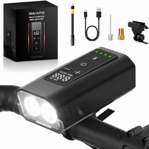 Mini Electric Tire Inflator with Digital Gauge, Auto Shut-Off and LED Light Deal