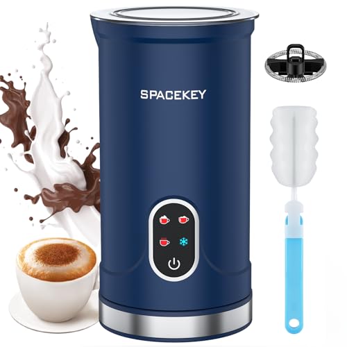 Spacekey 4-in-1 Electric Milk Frother with Mute Mode, 10.1oz Milk Steamer Deal