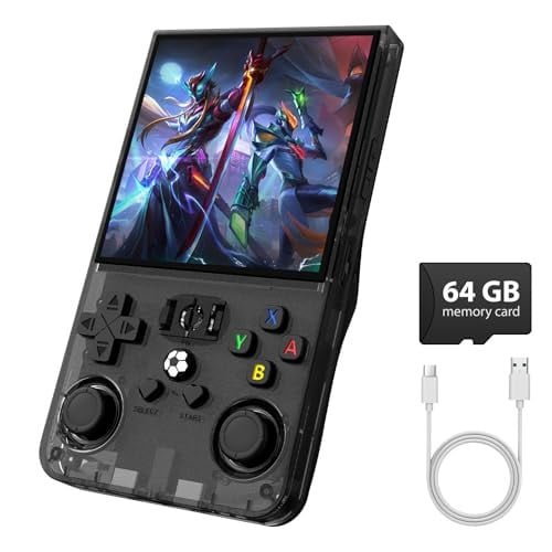 R36MAX Retro Gaming Console with 64GB TF Card and 4.0 inch IPS HD Screen Deal