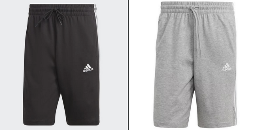 adidas Men Essentials Single Jersey 3-Stripes Shorts