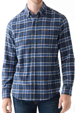 LANDS' END Men's Lakeside Flannel Shirt Deal