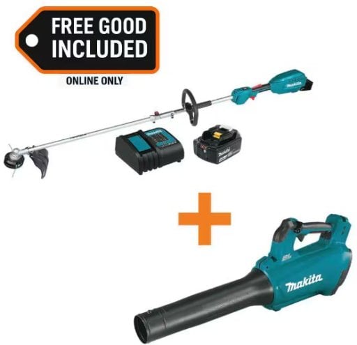 Makita 18V LXT Brushless Couple Shaft Power Head Kit w/ Trimmer & Leaf Blower Deal