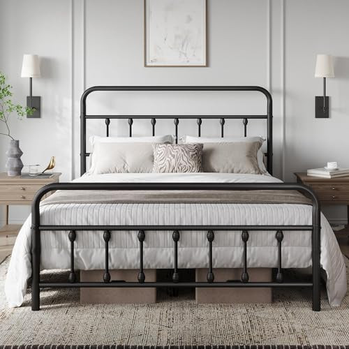 Yaheetech Classic Metal Platform Bed Frame