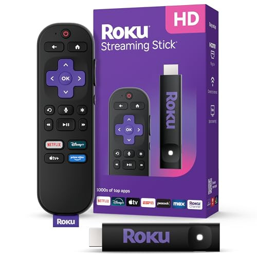 Roku Streaming Stick HD 2025 Streaming Media Player
