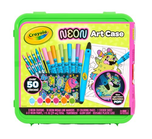 Crayola Neon Art Case 50+pcs