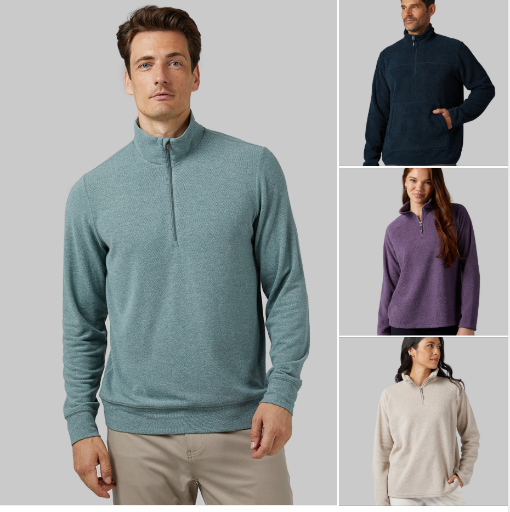 32 Degrees Quarter Zips SALE