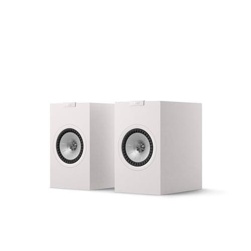 KEF Q1 Meta 2-Way Bookshelf Speakers in White (Pair) Deal