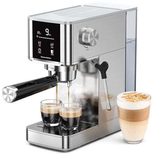 Kndko 20Bar Craft Coffee Machine with Milk Frother