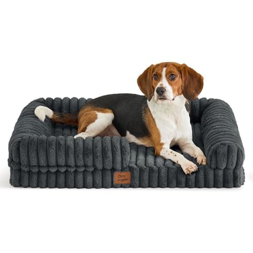 Orthopedic Dog Bed with Bolster Sides