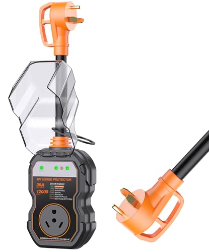 RV Surge Protector 30 Amp 12000 Joules