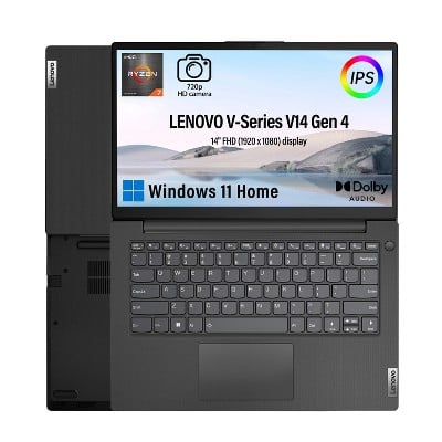Lenovo V14 Gen 4 14" FHD Laptop w/ AMD Ryzen 7 7730U, 8GB RAM & 256GB SSD