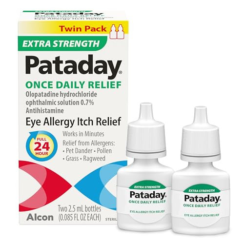Pataday Once Daily Extra Strength Eye Relief Drops 2-Pack 2.5ml