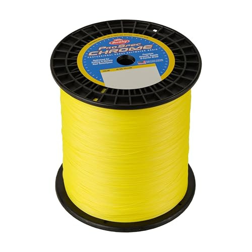Berkley ProSpec Chrome Braid Fishing Line Hi-Vis Yellow 65lb 3500 Yard