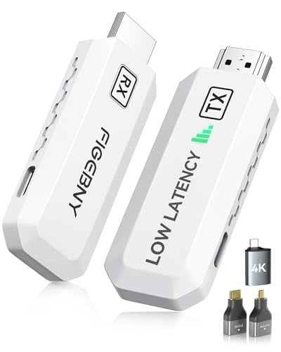 FIGEBNY Wireless HDMI Transmitter and Receiver 4K Decode 1080P Output Deal