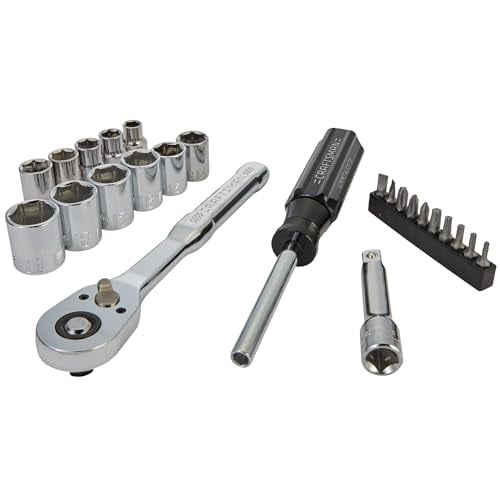 CRAFTSMAN 24-Piece 3/8 Inch Drive SAE Mechanics Tool Set