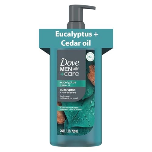 DOVE MEN+CARE Moisturizing Body Wash Eucalyptus + Cedar 18 fl oz Deal