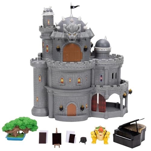 Super Mario Galaxy Movie 12" Deluxe Bowser Castle Playset